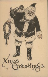 Xmas Greetings Postcard