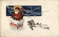 A Merry Christmas Greeting to You. Postcard