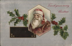 To Wish You A Merry Christmas Santa Claus Postcard Postcard Postcard