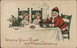 Wishing you a bright and happy Christmas Postcard