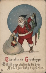 Christmas Stockings Postcard