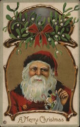 A Merry Christmas Santa Claus Postcard Postcard Postcard