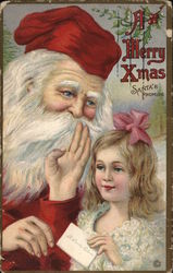 A Merry Xmas, Santa's Promise Postcard