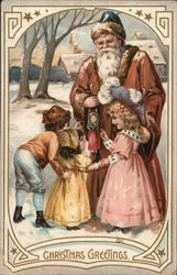 Christmas Greetings Postcard