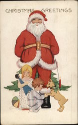 Christmas Greetings Postcard