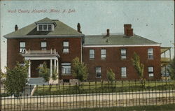 Ward County Hospital Postcard