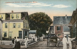 Commercial Street Provincetown, MA Postcard Postcard Postcard