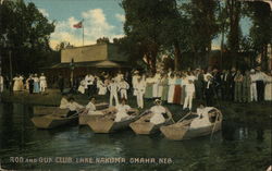 Rod and Gun Club, Lake Nakoma Omaha, NE Postcard Postcard Postcard