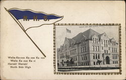 North Side High School Postcard