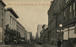 6th St. East from Wabasha St. St. Paul, MN Postcard Postcard Postcard