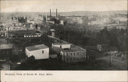 Birdseye View of South St. Paul Postcard