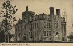 High School Building Luverne, MN Postcard Postcard Postcard