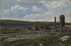 S. Criox Lumber and Mfg. Co's Mill Postcard