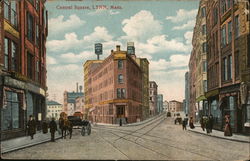 Central Square Lynn, MA Postcard Postcard Postcard