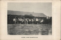 Lodge Camp Wampatuck Postcard