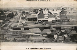 Birdseye View Flandreau, SD Postcard Postcard Postcard