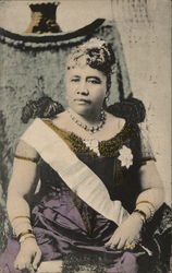 H.M. Queen Liliuokalani of Hawaiii Postcard Postcard Postcard