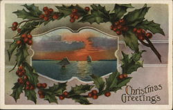 Christmas Greetings Postcard