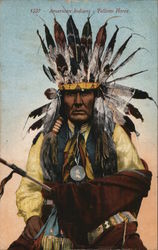 American Indians - Yellow Horse Native Americana Postcard Postcard Postcard