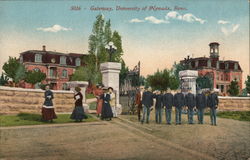 Gateway, University of Nevada Postcard