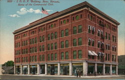 I.O.O.F. Building, Home of the Commercial Club Postcard