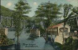 Three Bridges Brattleboro, VT Postcard Postcard Postcard