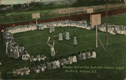 Girls' Basketball Game, New York State Training School for Girls Hudson, NY Postcard Postcard Postcard