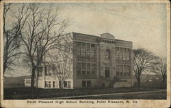 Point Pleasant High School Building Postcard