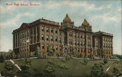 North High School Postcard