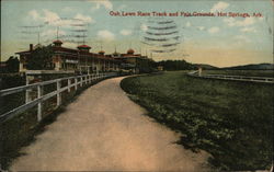 Oak, Lawn Race Track and Fair Grounds Postcard