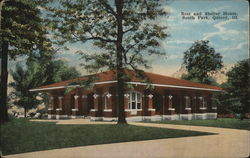 Rest and Shelter House, South Park Quincy, IL Postcard Postcard Postcard