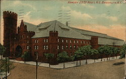 Armory 23rd Reg't, NG Postcard