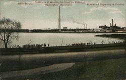 Panorama of Washington from the Potomac District Of Columbia Washington DC Postcard Postcard Postcard