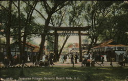 Japanese Village, Ontario Beach Park Rochester, NY Postcard Postcard Postcard