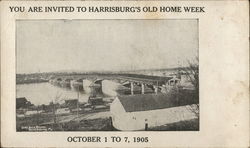 Harrisburg's Old Home Week Postcard