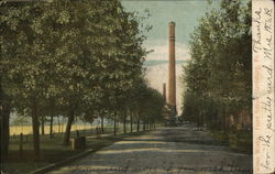 Water Works, Front Street Postcard