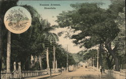 Nuuanu Avenue - Aloha Nui Honolulu, HI Postcard Postcard Postcard