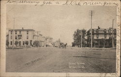 Street Scene Miller, SD Postcard Postcard Postcard