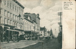 View of Hamilton Street, East from Lumber Allentown, PA Postcard Postcard Postcard