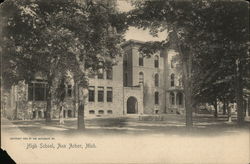 High School Ann Arbor, MI Postcard Postcard Postcard