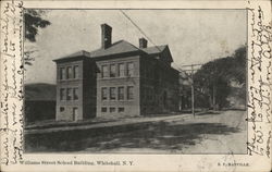 Williams Street School Building Postcard