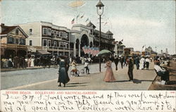 Revere Beach, Boulevard and Nautical Garden Boston, MA Postcard Postcard Postcard