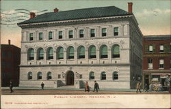 Public Library Newark, NJ Postcard Postcard Postcard