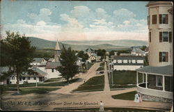 Jefferson Street From the Waumbek New Hampshire Postcard Postcard Postcard