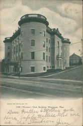 Women's Club Building Postcard