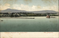 Katskill Mountains From Hudson River Postcard