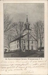 St. Paul's Lutheran Church Wurtemburg, NY Postcard Postcard Postcard