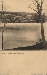 Hotel at Lake Oscawana Postcard