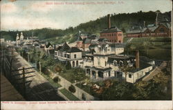 Bath House Row looking North Hot Springs, AR Postcard Postcard Postcard