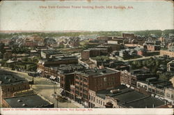 View from Eastman Tower Looking South Hot Springs, AR Postcard Postcard Postcard